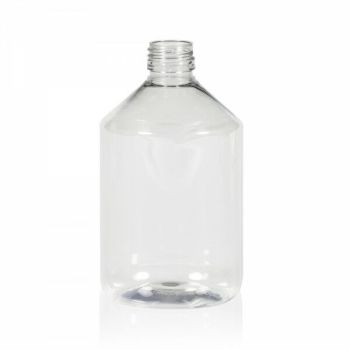500 ml fles Pharma PET transparant 28.410 main product photo