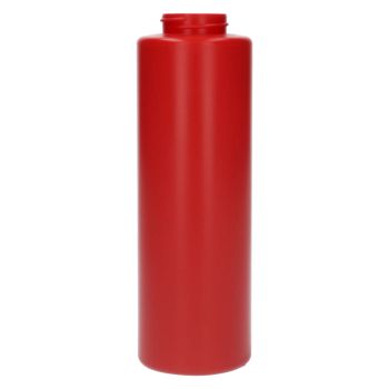 500 ml fles Sauce round MIX LDPE-HDPE rood 38.400 main product photo