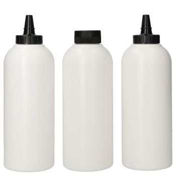 Sauce Compact fles HDPE wit main product photo