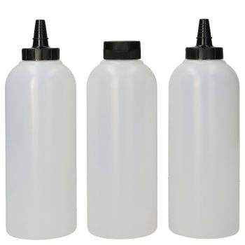 Sauce Compact fles HDPE naturel main product photo