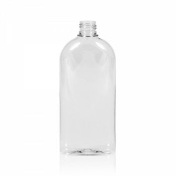 300 ml fles Basic Oval PET transparant 24.410 main product photo