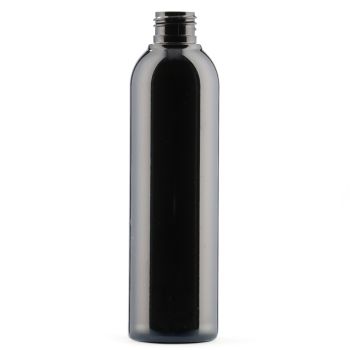 250 ml Gerecyclede Basic Round Fles PET Zwart main product photo