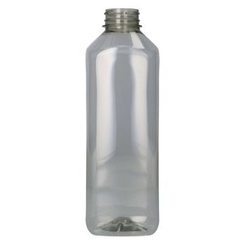 1000 ml Juice Square 100% gerecycled MOPET Clear 2-Start main product photo