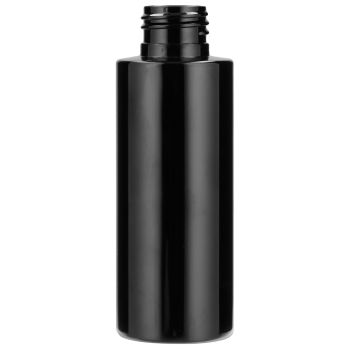 100 ml Basic Sharp bottles R-PET Zwart main product photo