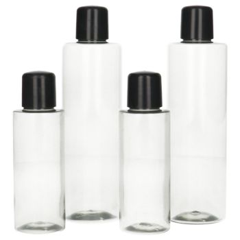 Gerecyclede Basic Sharp bottles R-PET transparent ♻ main product photo