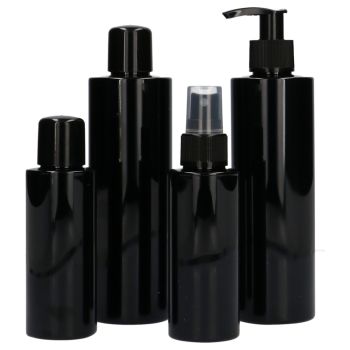 Gerecyclede Basic Sharp bottles R-PET Black ♻ main product photo