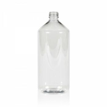 1000 ml fles Pharma PET transparant 28.410 main product photo