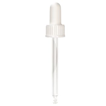 Glasspipette + Mounting DIN18 white PP for 50 ml bottle main product photo