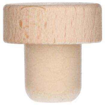 Wooden Topped 34,5x13mm natural main product photo