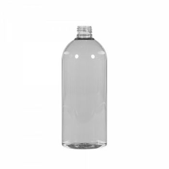 500 ml fles Basic Round 100% gerecycled PET MOPET transparant 24.410 main product photo
