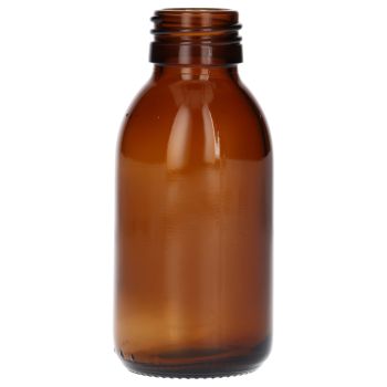 100 ml Sirop glass brown PP28, 72g main product photo