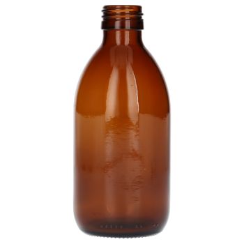 250 ml Sirop glass brown PP28, 135g main product photo