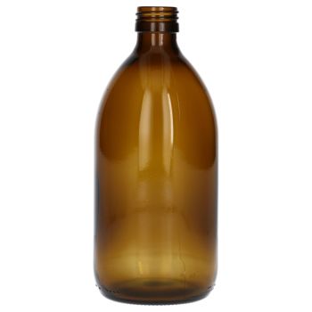 500 ml Sirop glass brown PP28, 240g main product photo