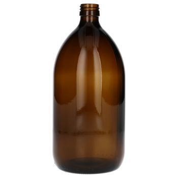 1000 ml Sirop glass brown PP28, 470g main product photo