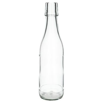 330 ml Bevarage glass clear Swing-Top, 285g main product photo