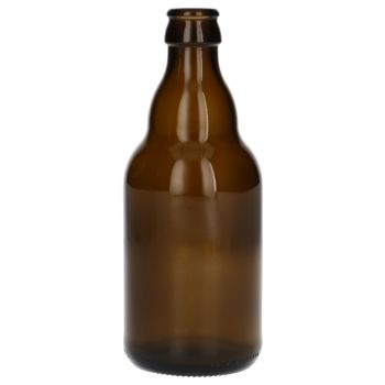 330 ml Steinie glass brown CC26, 255g main product photo