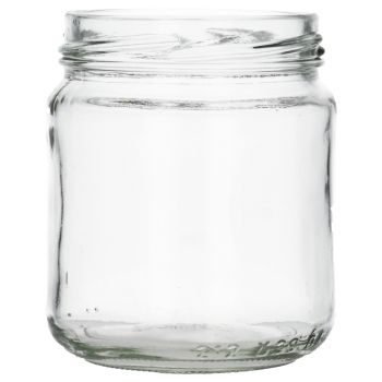 212 ml Twistoff jar round glass clear TO63, 130g main product photo