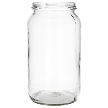 1062 ml Twistoff jar round glass clear TO82, 380g main product photo