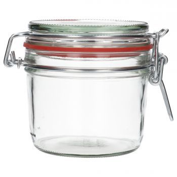 400 ml glazen Weckpot rond transparant, 447g main product photo