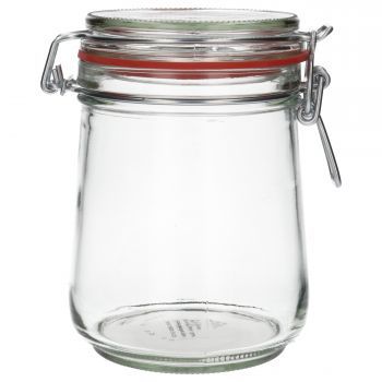 800 ml glazen Weckpot rond transparant, 605g main product photo