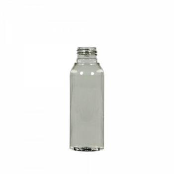 100 ml fles Basic Round 100% gerecycled PET MOPET transparant 24.410 main product photo