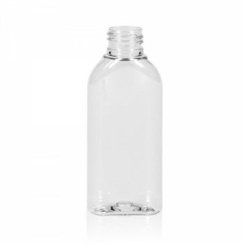 100 ml fles Basic Oval PET transparant 24.410 main product photo