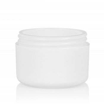 50 ml pot Frosted soft PP wit double-walled main product photo