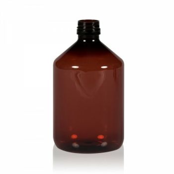 500 ml fles Pharma PET bruin 28.410 main product photo