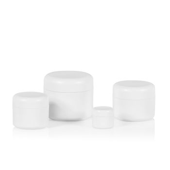 Frosted soft Pot PP Wit main product photo