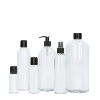 Basic Round flessen PET Transparent main product photo