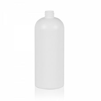 1000 ml fles Basic Round HDPE wit 28.410 main product photo