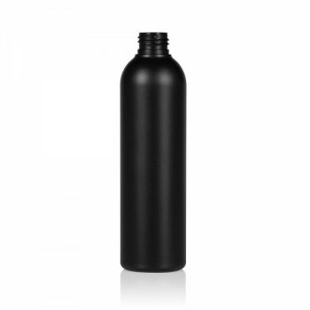 250 ml fles Basic Round HDPE zwart 24.410 main product photo