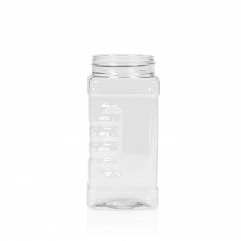 500 ml pot Spice square PET transparant main product photo