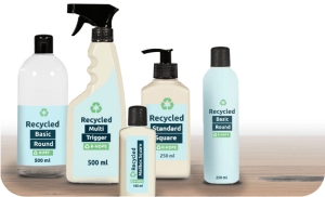 Gerecyclede flessen